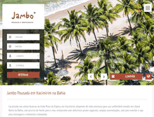 Tablet Screenshot of pousadajambo.com.br